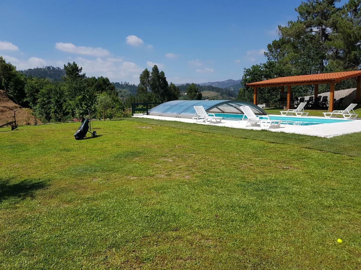 Villa Quinta Da Tormenta -14 Pessoas- Cabeceiras De Basto 2 Casas E Piscina Privada Exterior foto